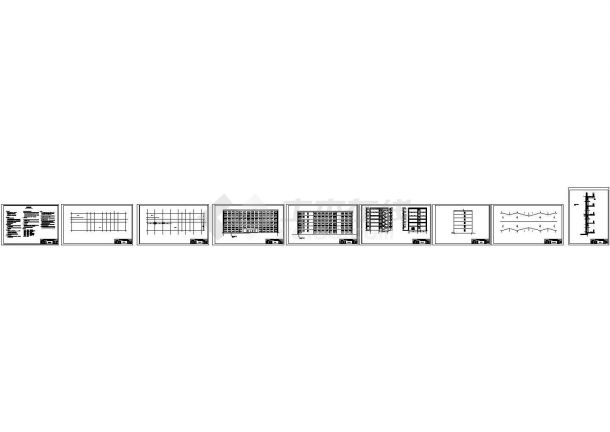 【6层】6048平米钢框架办公楼毕业设计图（计算书、建筑、结构图）-图二