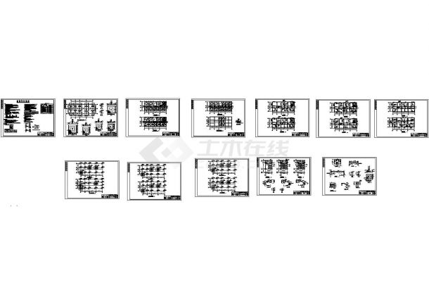 【5层】1200平米框架综合楼毕业设计图（计算书、施组、建筑、结构图）-图二