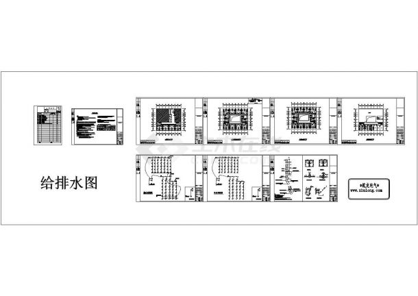 [云南]某地上7层快捷酒店室内装修水电工程施工图纸，28张-图一