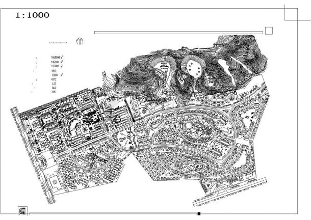 沈阳某19.5万平居住区总平面规划设计CAD图纸（含八个平面户型）-图一