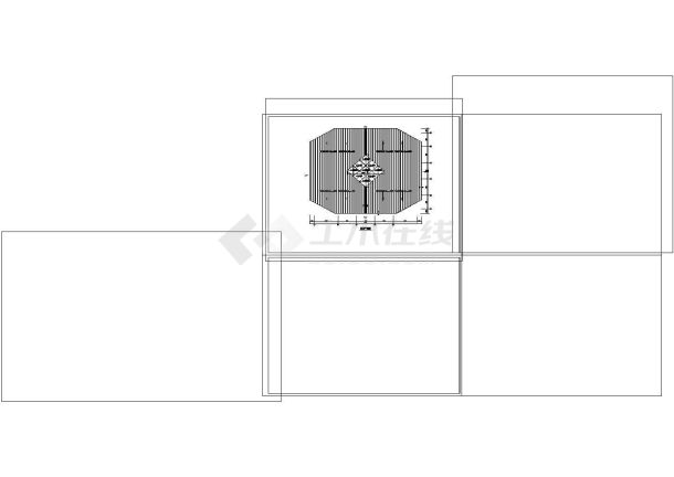 四川某电业局网架施工方案与设计全套非常标准CAD图纸设计-图一
