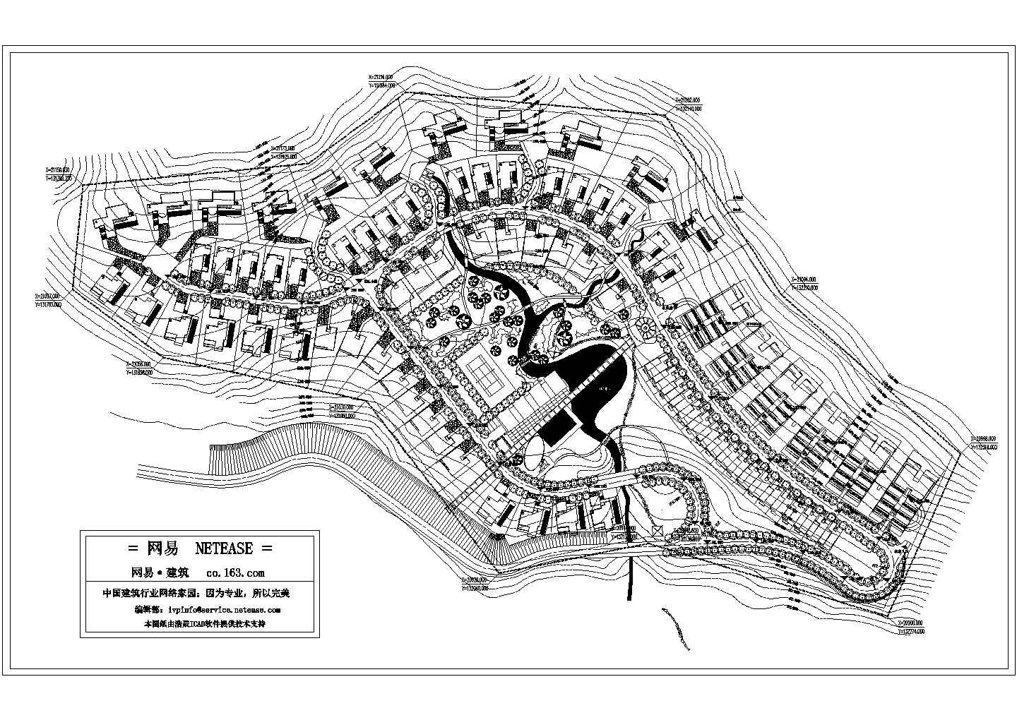 莆田市某拆迁安置小区总平面规划设计CAD图纸