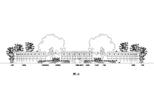 景观墙建筑布置参考图-图二