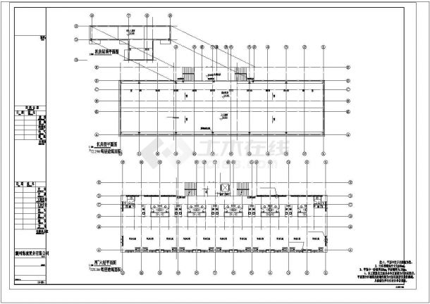 4739.98平米地下一层地上六层框架住宅楼投标文件编制(清单报价、建筑结构图)cad图纸-图一