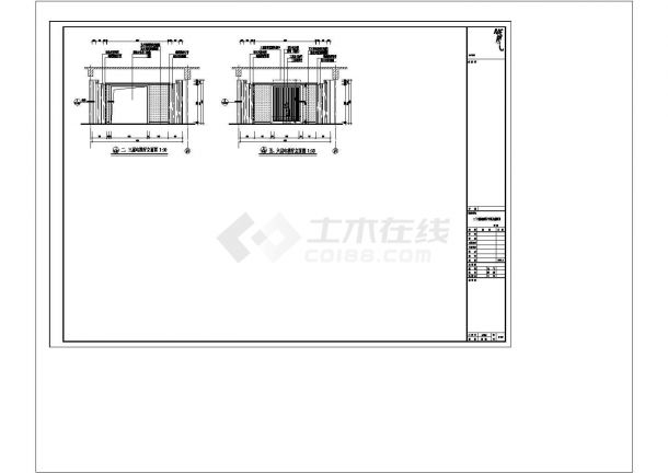 江西某地工业建筑走廊电梯厅设计图非常标准cad图纸设计-图一
