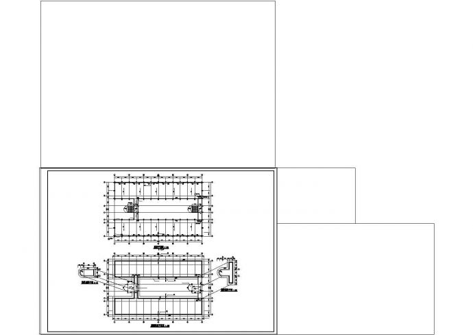 某多层宿舍楼建筑设计平立剖面cad施工图_图1