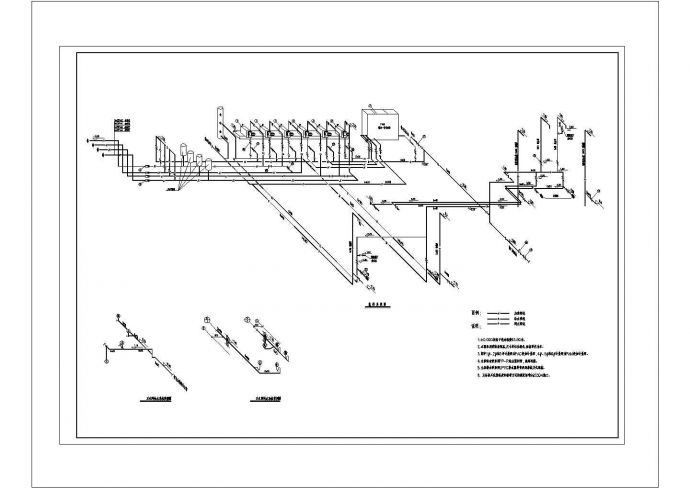 某给水厂加药间施工节点详图非常标准cad图纸设计（各种基础设施施工节点详图）_图1