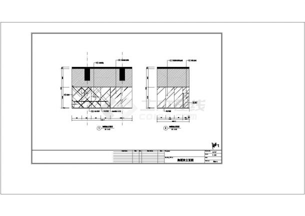珠海1600㎡住客会所施工图非常标准CAD图纸设计-图二