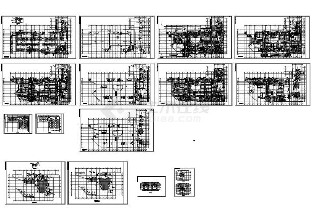 [广东]综合性商场空调通风排烟系统设计施工图（节点丰富）（绘图细致）-图一