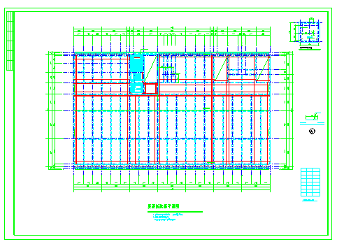 某五层电子综合楼框架结构设计CAD全套施工图纸（含设计说明）-图一
