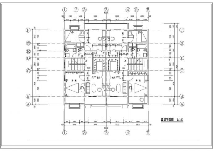 某地5层私宅CAD建筑设计施工图_图1