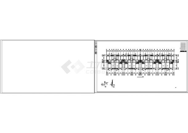 北京某九层剪力墙结构建筑cad施工图-图一