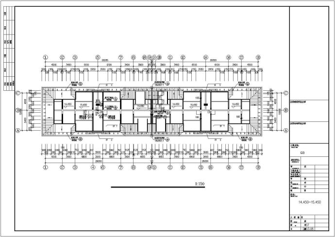 某地大型G3建筑施工结构设计图纸_图1