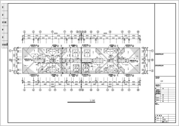 某地大型G3建筑施工结构设计图纸-图二