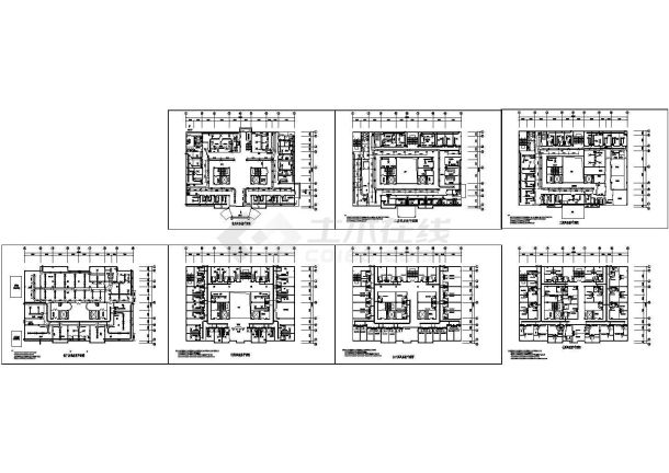 广东小高层医院医疗建筑中央空调系统设计施工图纸-图一