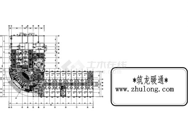  HVAC construction CAD drawing of a hotel - Figure 2