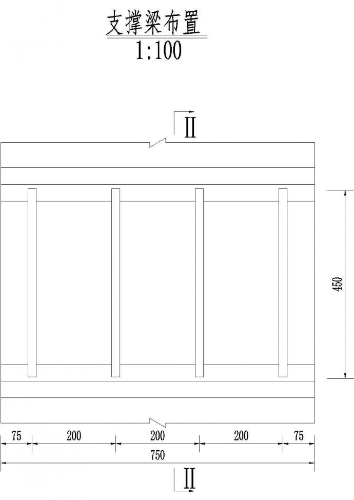 8m钢筋混凝土空心板支撑梁一般构造节点详图设计_图1
