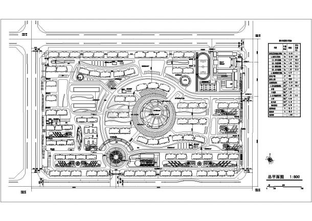 深圳罗湖区某占地15公顷现代化小区平面规划设计CAD图纸-图一