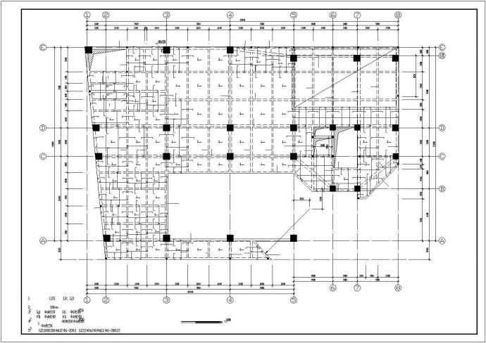 某地住宅结构设计cad图纸（共8张）_图1