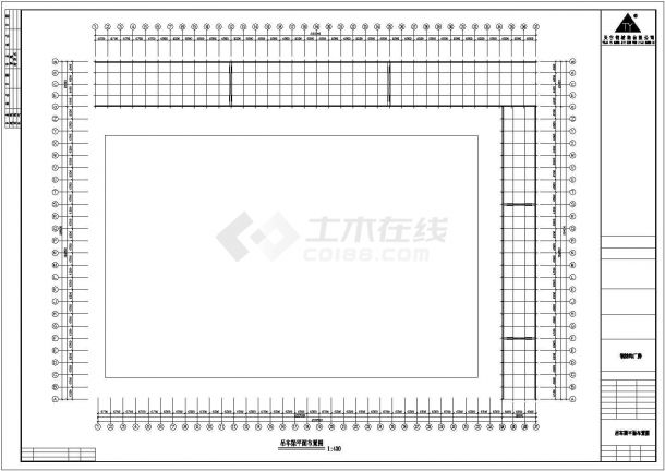 【最新】某石材公司钢结构设计方案CAD图纸-图二
