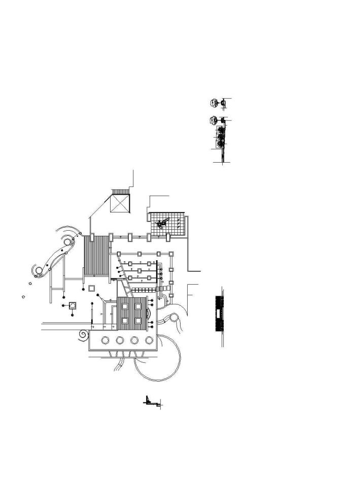 花都钻石花园整套景观施工图cad图纸_图1