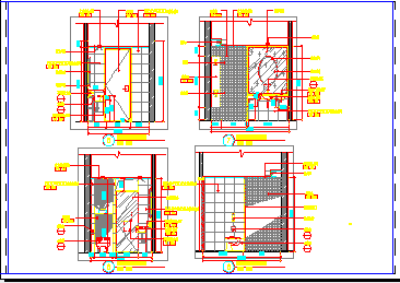 上海礼顿国际公寓B1 C1 F1 G1型样板间装修设计施工图-图一