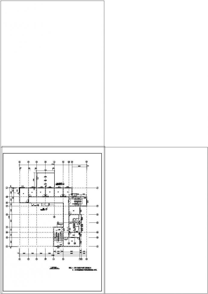 某市三层卫生院建筑方案设计施工图_图1