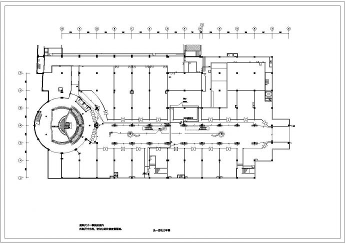 某大型商场公共空间电气设计CAD图_图1