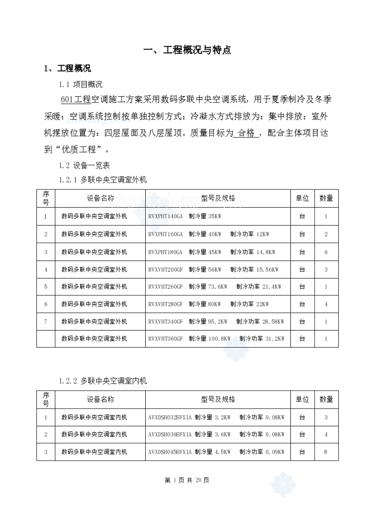 多联机安装施工 方案-图一