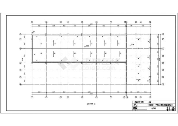 土木工程毕业设计_某四层（局部三层）框架结构幼儿园毕业设计cad全套建筑施工图（含设计说明，含结构设计，含计算书）-图二