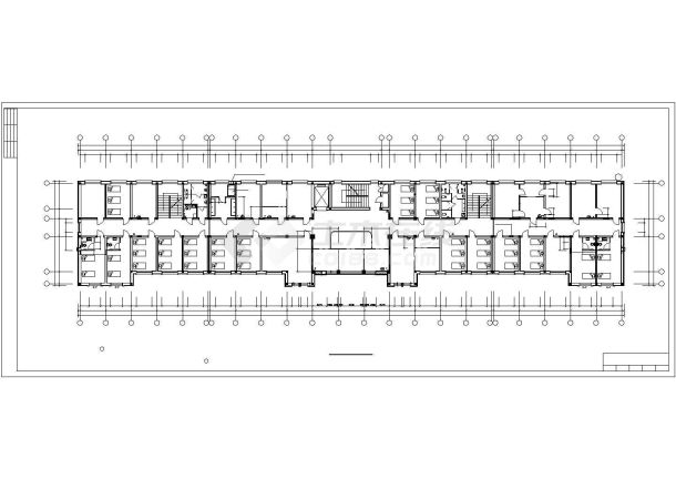 某五层小型医院建筑设计CAD施工图-图二