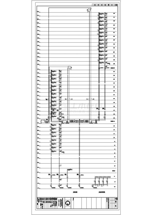 [甘肃]超高层甲级写字楼暖通全系统cad施工图（冷热源设计）-图二