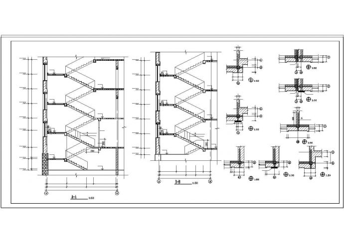 某县级五层医院建筑设计CAD方案图纸_图1