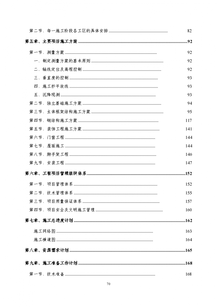 安徽某复合肥成品库施工组织（框架结构 轻钢屋顶）附施工平面图-图二