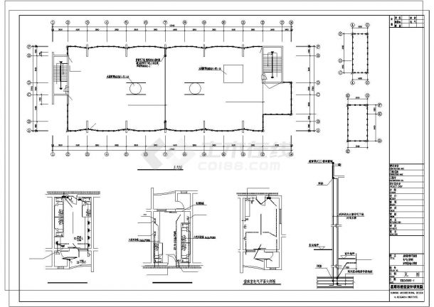 学生公寓电气设计CAD施工图-图一