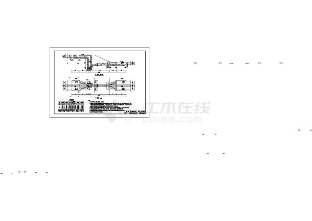 084直落式跌水典型设计CAD图纸设计(1)-图二