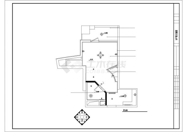 某小区高层公寓装修设计CAD-图一