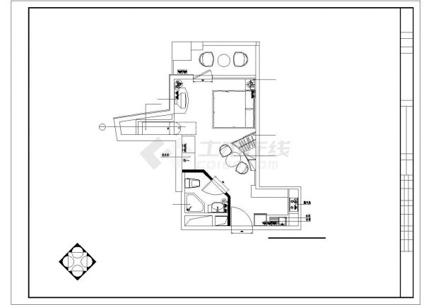 某小区高层公寓装修设计CAD-图二