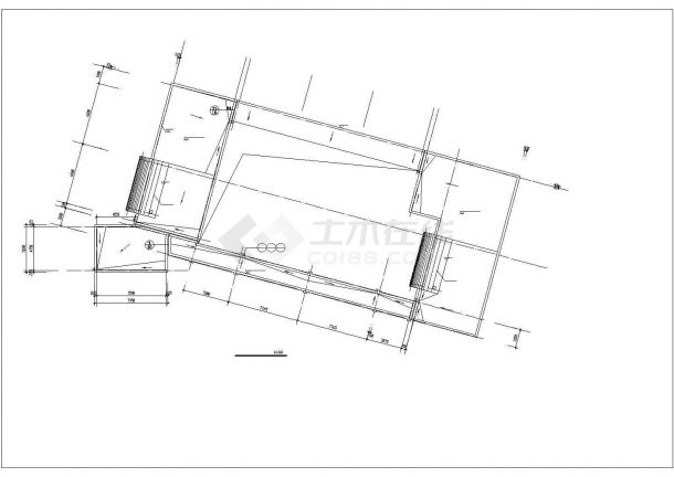 常州市xx社区幼儿园3200平米3层框架结构教学楼平立剖面设计CAD图纸-图一