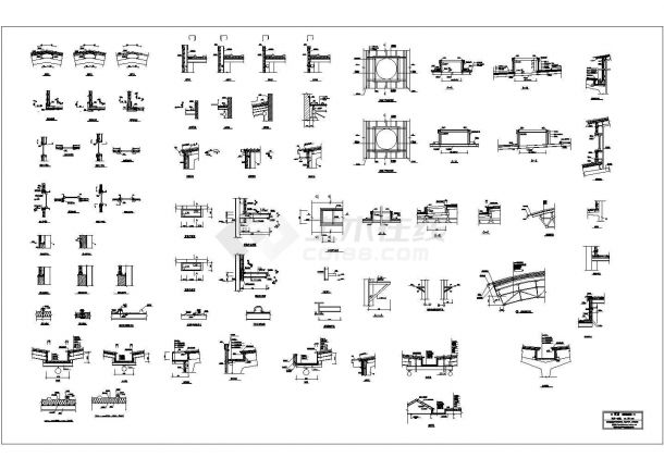 钢结构节点总汇CAD施工图设计-图一