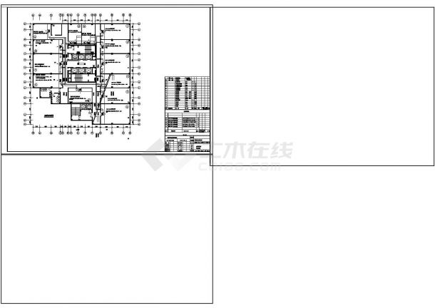 办公楼设计_[江西]高层商场办公楼空调通风系统cad施工图（水环热泵系统）-图二