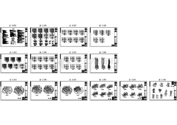 某著名景区观音像设计cad全套建筑施工图（含设计说明，含结构设计）-图一