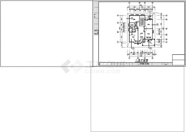 私人别墅建筑、结构全套设计图（含设计说明）-图二
