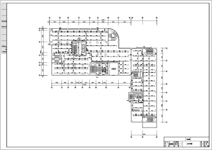 长64米 宽28米 -1+23层偏L型大厦单身公寓楼水施设计图(设计说明）_图1