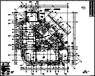 某市二十层金地自在城商业一期综合体住宅建筑施工cad图，共一百多张-图二