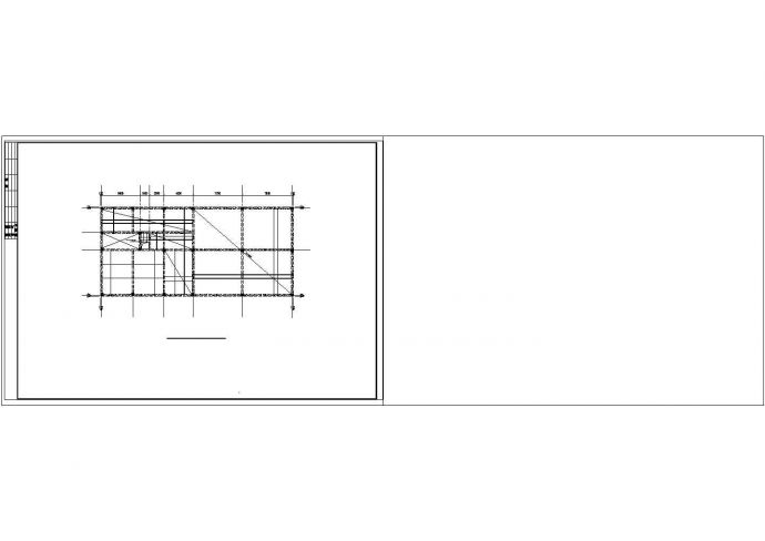 广场公厕地下消防水池cad结构设计施工图纸_图1