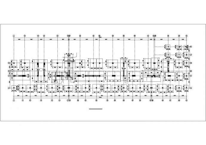 经典底框式住宅楼结构cad设计施工图纸_图1