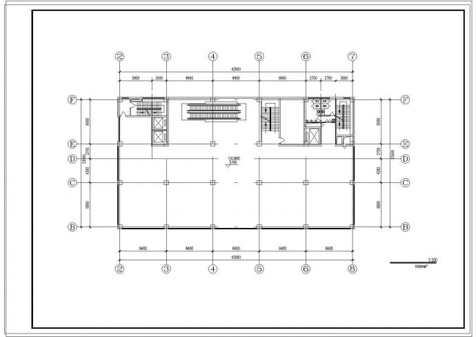办公楼设计_经典的办公楼建筑结构设计cad施工图_图1