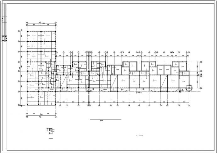 某地区六层混合结构住宅楼cad结构施工图_图1