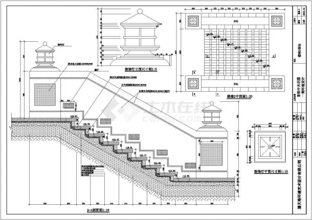 某楼梯做法CAD全套参考设计图-图二